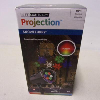 Lot 40 - Gemmy Lightshow Projection Snow Flurry 