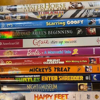 Kid friendly DVD's