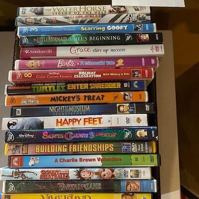 Kid friendly DVD's