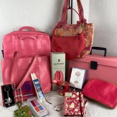 U455 Pink Handbag Laptop Case gift set 
