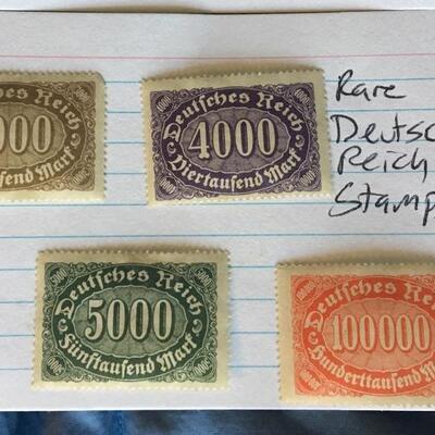 1923 Deutsches Reich Stamp Lot