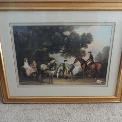 ETHAN ALLEN FRAMED WALL ART