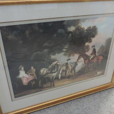 ETHAN ALLEN FRAMED WALL ART