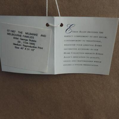 ETHAN ALLEN FRAMED WALL ART