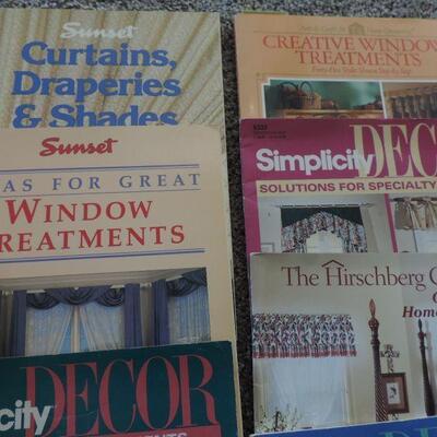 DESIGN BOOKS ON WINDOW TREATMENTS & PILLOWS