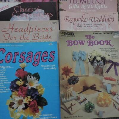 BOOKS ON BOWS & FLORAL WITH SUPPLIES