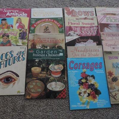 BOOKS ON BOWS & FLORAL WITH SUPPLIES