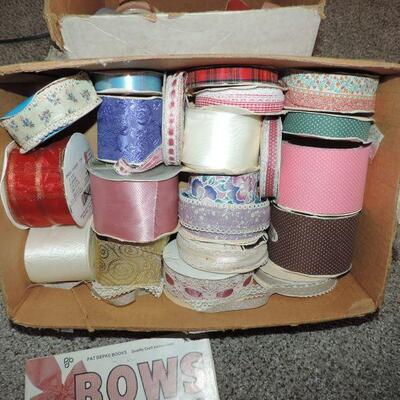 BOOKS ON BOWS & FLORAL WITH SUPPLIES