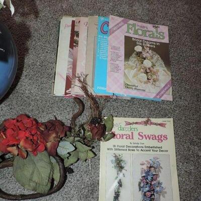 BOOKS ON BOWS & FLORAL WITH SUPPLIES