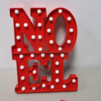 Lot 195 - Noel LED Marquee Sign 18