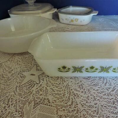 CORNINGWARE-PYREX-FIRE KING 