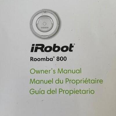 LOT#5LR: Like New iRobot Roomba 800