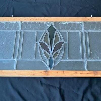 LOT#6LR: Stained Glass Transom