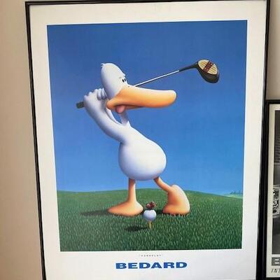 LOT#27LR: Bedard Duck Poster Lot
