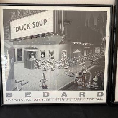 LOT#27LR: Bedard Duck Poster Lot