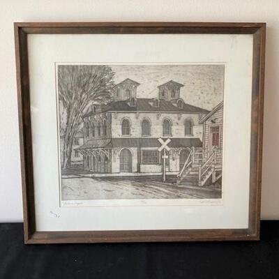 LOT#28LR: Numbered Etching C.H. Johnson