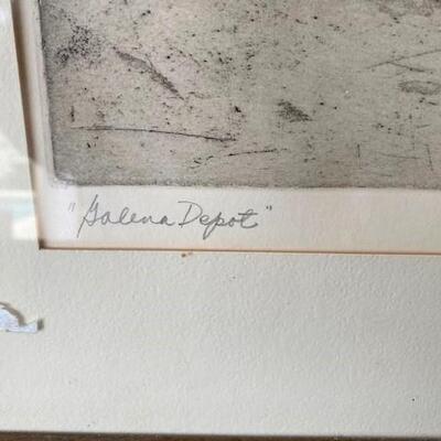 LOT#28LR: Numbered Etching C.H. Johnson