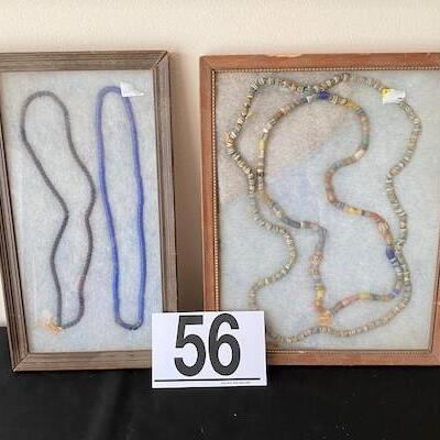 LOT#56LR: Vintage Native American & African Beads