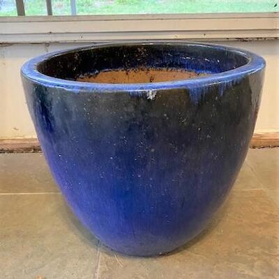 LOT#78SU: Large Glazed Pot #1