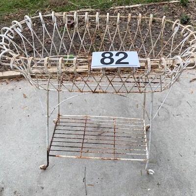 LOT#82B: Weathered Plant Stand
