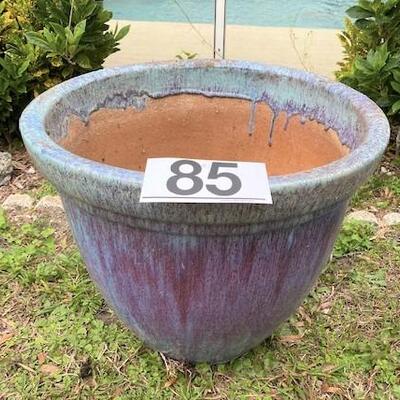 LOT#85B: Large Glazed Pot #4