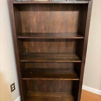 LOT#126MB: Four Shelves Bookshelf with Stone Inlay #2