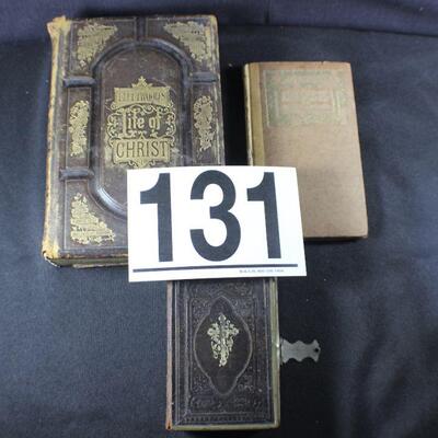 LOT#131LR: Antique Book Lot