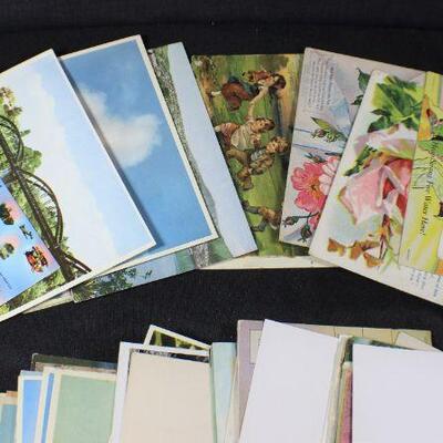 LOT#132LR: Assorted 200+ Vintage Postcards 