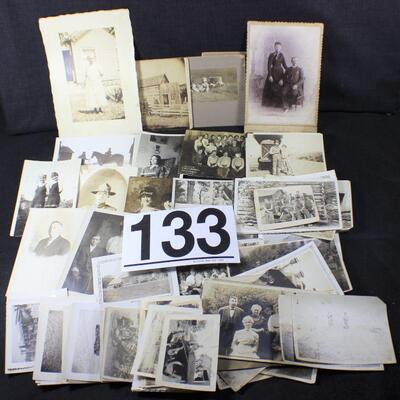 LOT#133LR: Vintage & Antique Pictures
