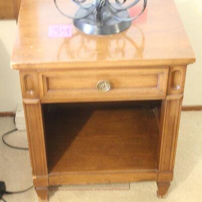 Lot 35 Huntly Side Table w/ Drawer 26"Tx22"W #1