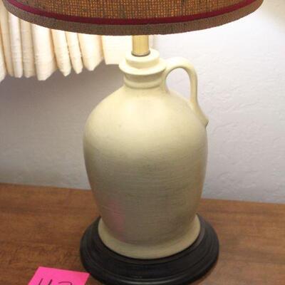 Lot 42 Vintage Jug Table Lamp
