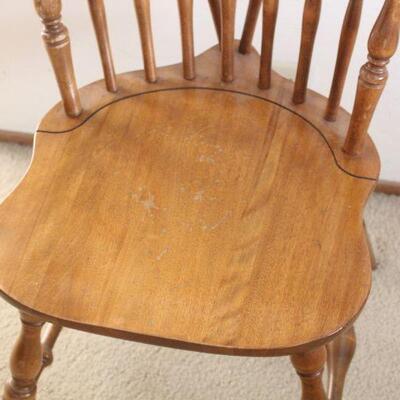 Lot 43 Spindle Back Maple Chair 