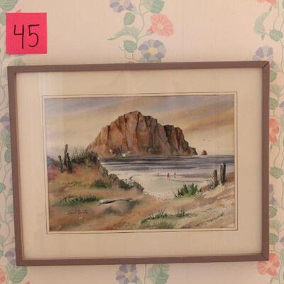 Lot 45 David Stiles Morro Bay Rock Art