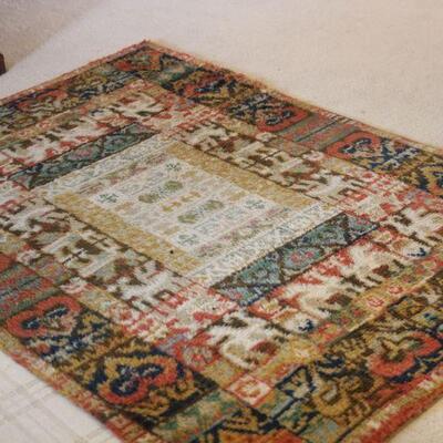 Lot 64 Vintage Denmark Wool Rug 79"x54"
