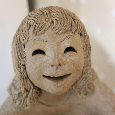 Lot 65 Margaret Hudson Girl Planter 19"