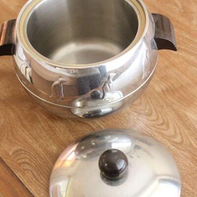 Lot 72 West Bend Penguin Hot/Cold Server & Vintage Aluminum Cake
