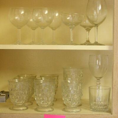 Lot 82 Glassware