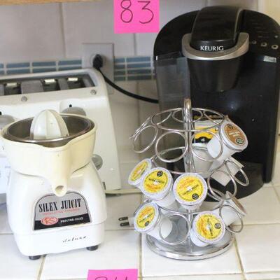 Lot 84 Keurig and Small Appliances 