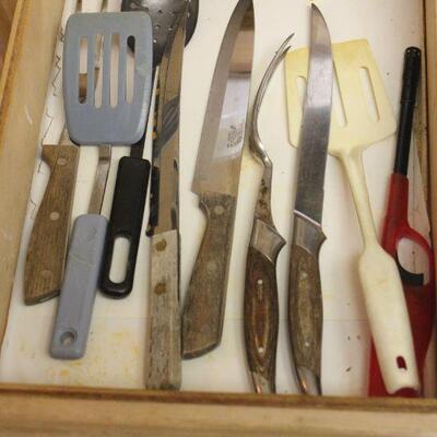 Lot 88 Misc Kitchen Utensils + Wm.A.Rogers Oneida Knife