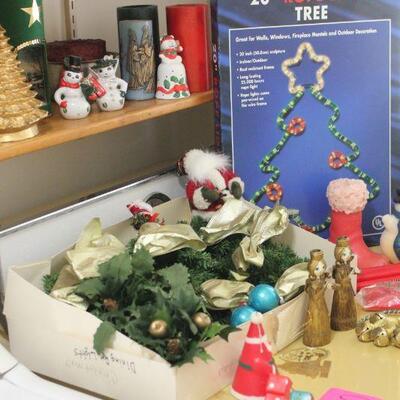 Lot 100 Misc. Christmas/Holiday Items, Japan Figurines