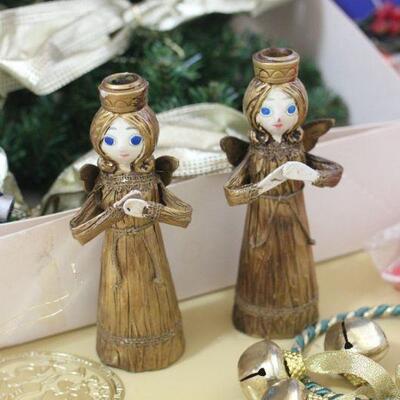 Lot 100 Misc. Christmas/Holiday Items, Japan Figurines