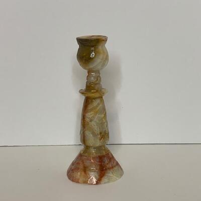 Set of Stone Candle Stick Holders