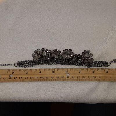 Greytone Flower Cluster Necklace