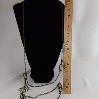Bronze Colored Chain Necklace