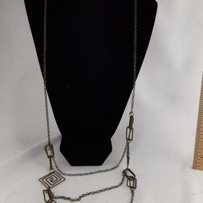 Bronze Colored Chain Necklace