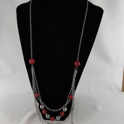 Red Bead Necklace