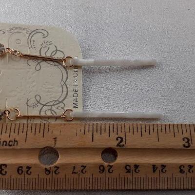 Whitish Stick Earrings