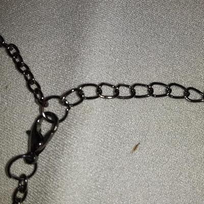 Crystal Drop Lace Style Necklace