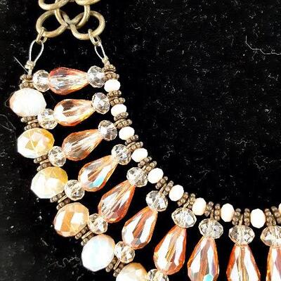 Orange Drop Necklace