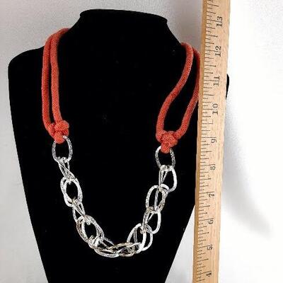 Red Rope Chain Necklace